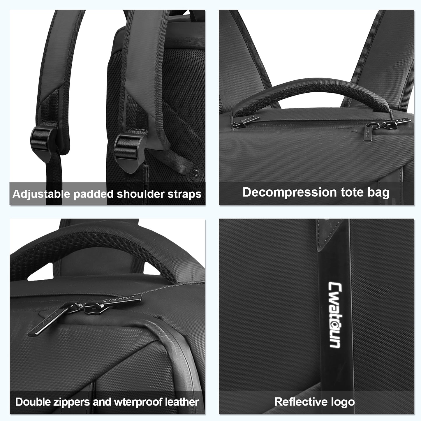 Caden D76 Leather Camera Backpack