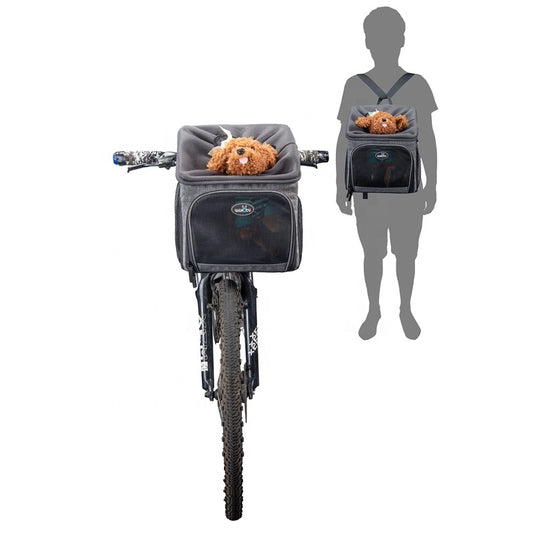 WAKYTU C53  Bike Basket Pet Bag Pet Bike Carrier Pet Carrier for Bike