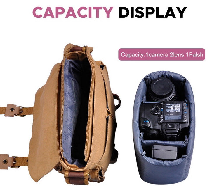 CADeN F1-3 Messenger Large Dslr Video Camera Bag