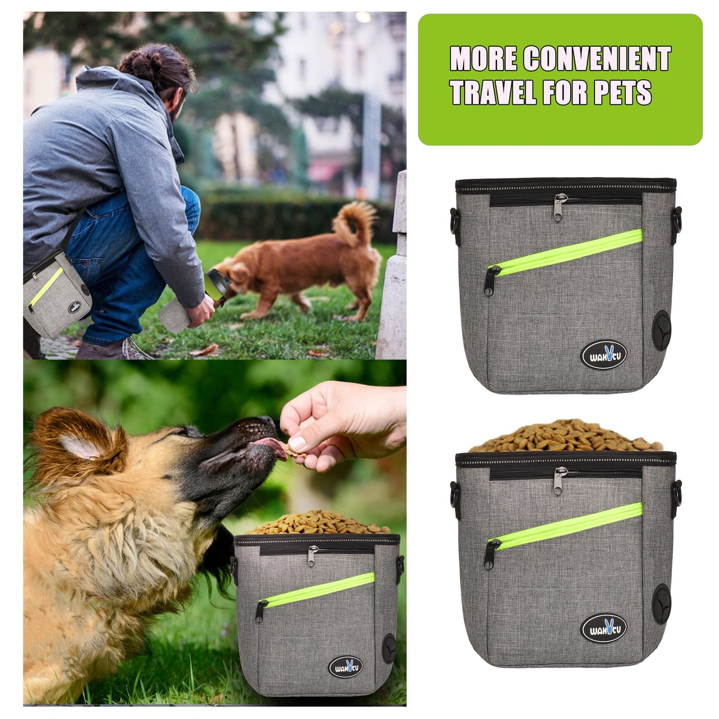 Wakytu C62-2 Pet Dog Training Pouch Bag