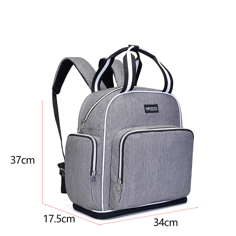 OSOCE M29 Expandable Diaper Tote Backpack with Hidden Strap