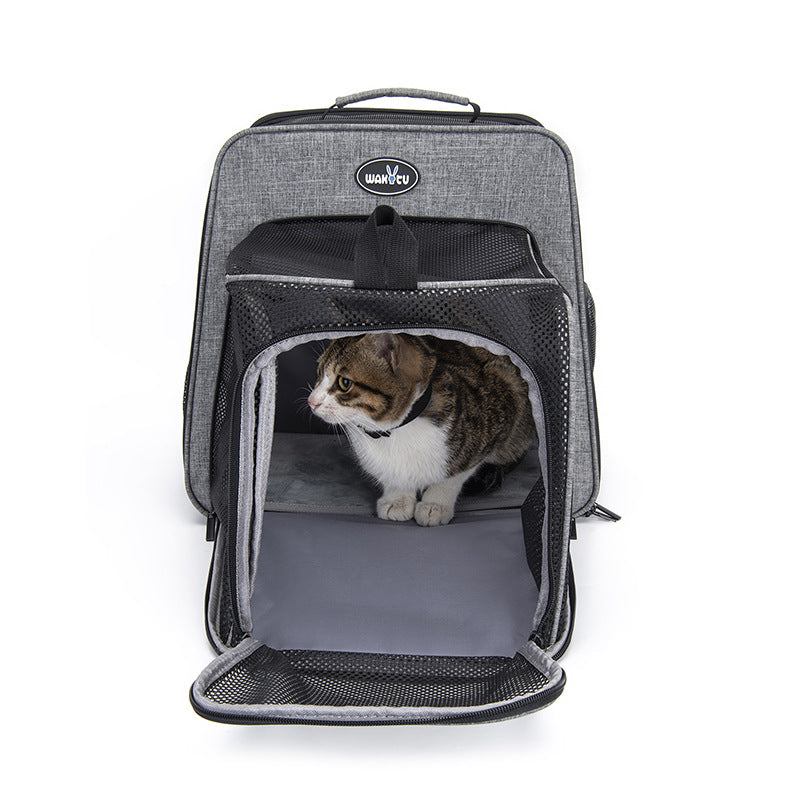 Wakytu C32 Expandable Pet Backpack
