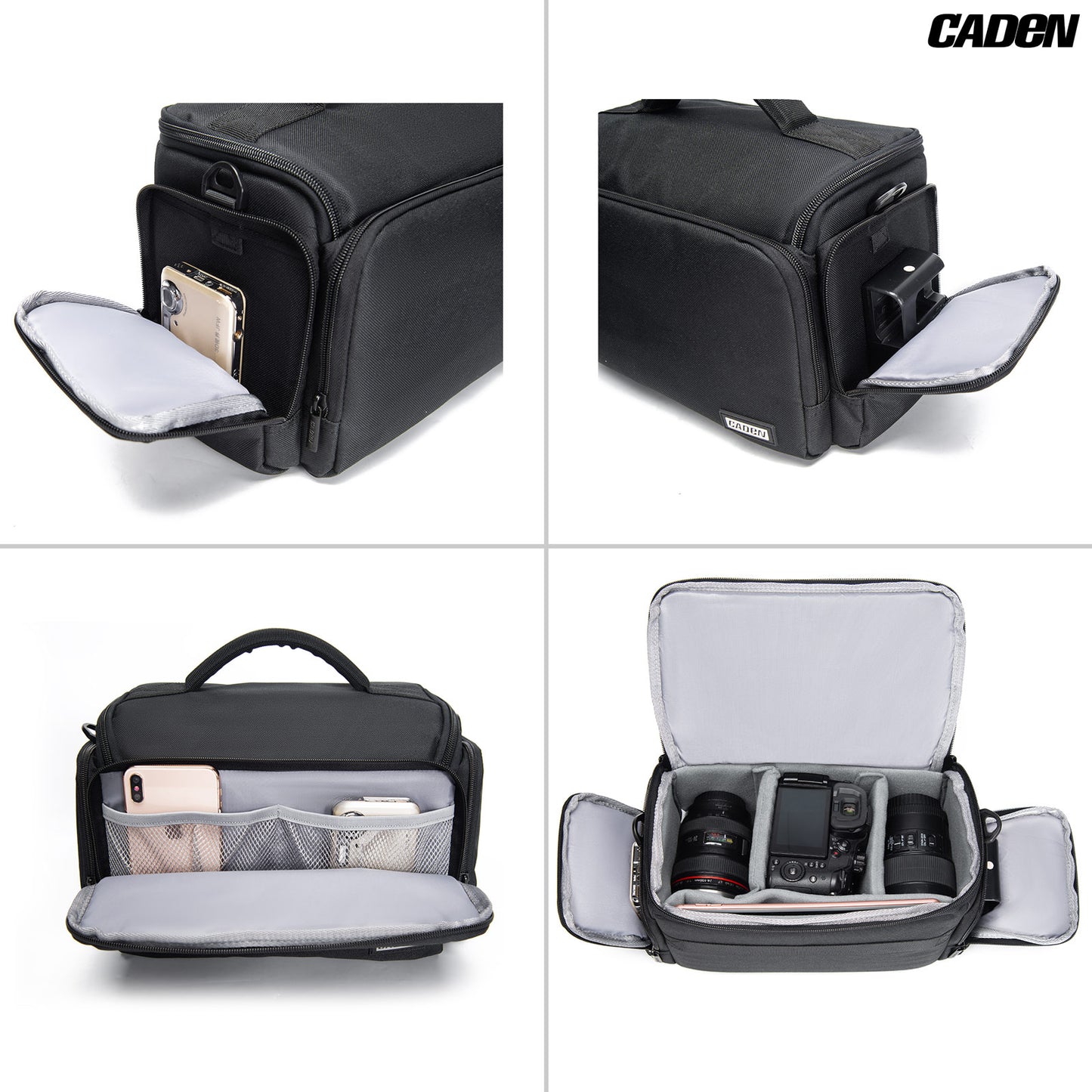 CADeN D11-XL Waterproof Digital Dslr Slr Camera Bag